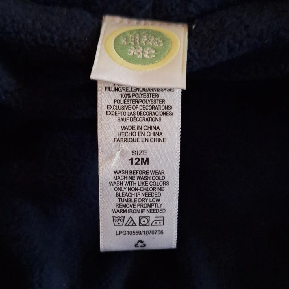 Little Me Dinosaur Coat, Size 12 Months - Picture 5 of 5